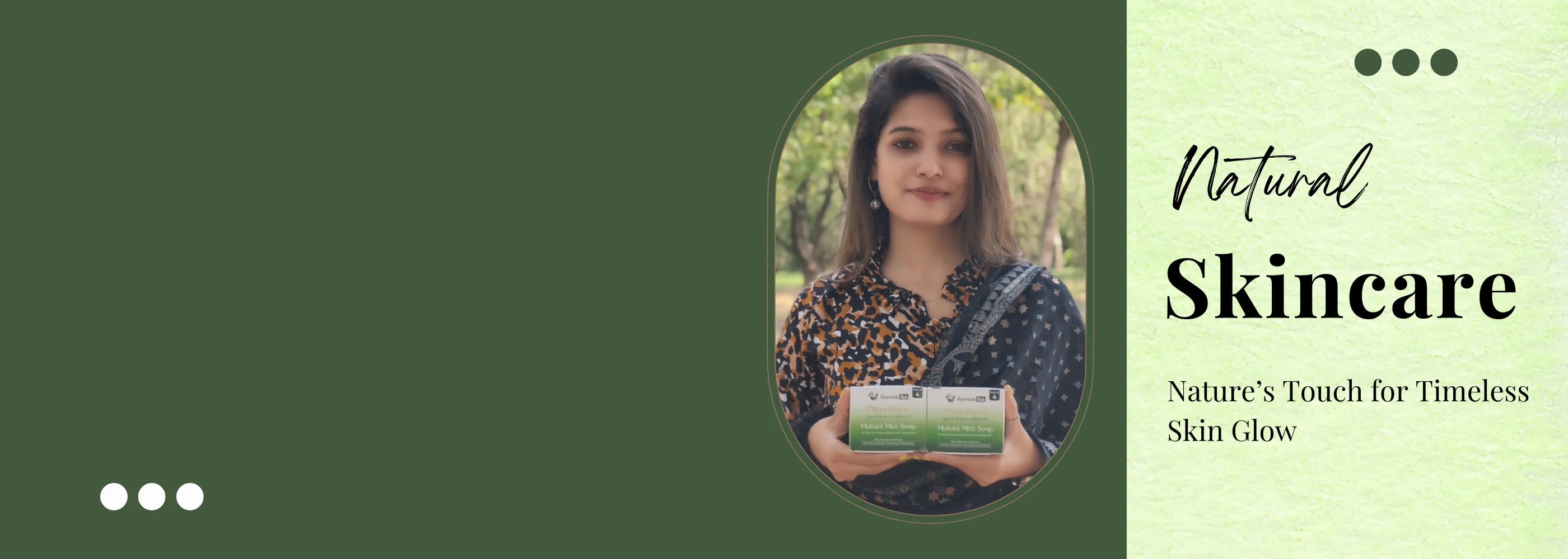 Ayurveda Hub - Multani Mitti Natural Skincare Collection Banner