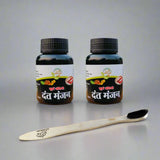 Ayurvedic Dantmanjan Herbal Tooth Powder (Pack of 2) with Bamboo Toothbrush