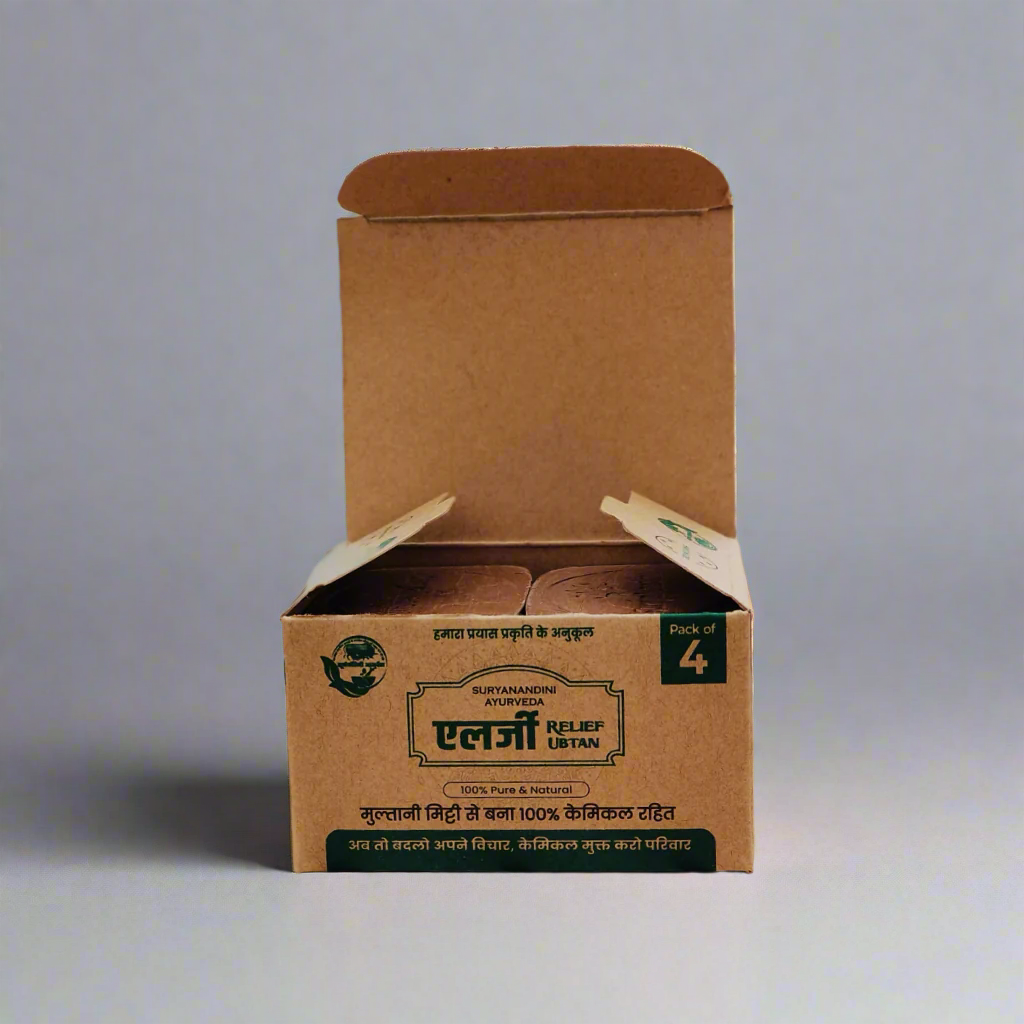 Allergy Relief Ubtan Handmade Soap 100gm (Pack of 4)