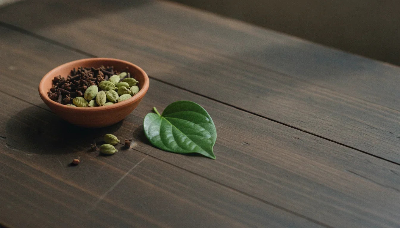 आयुर्वेदिक माउथ फ्रेशनर: चरक संहिता के आठ द्रव्य, लौंग, इलायची और तांबूल