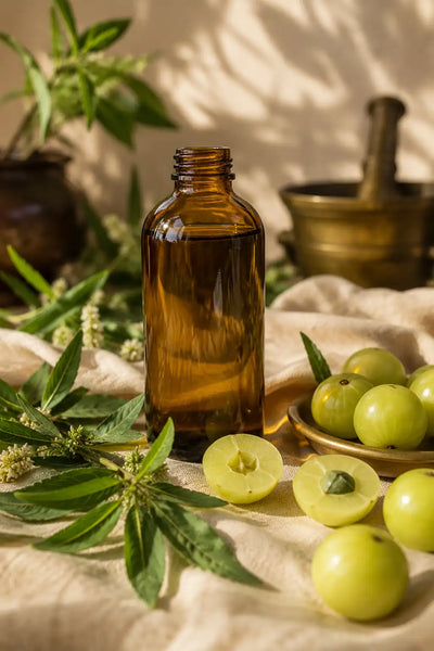 Bhringraj & Amla Ayurvedic Hair Oil for Hair Growth: The Taila Paka Vidhi Guide