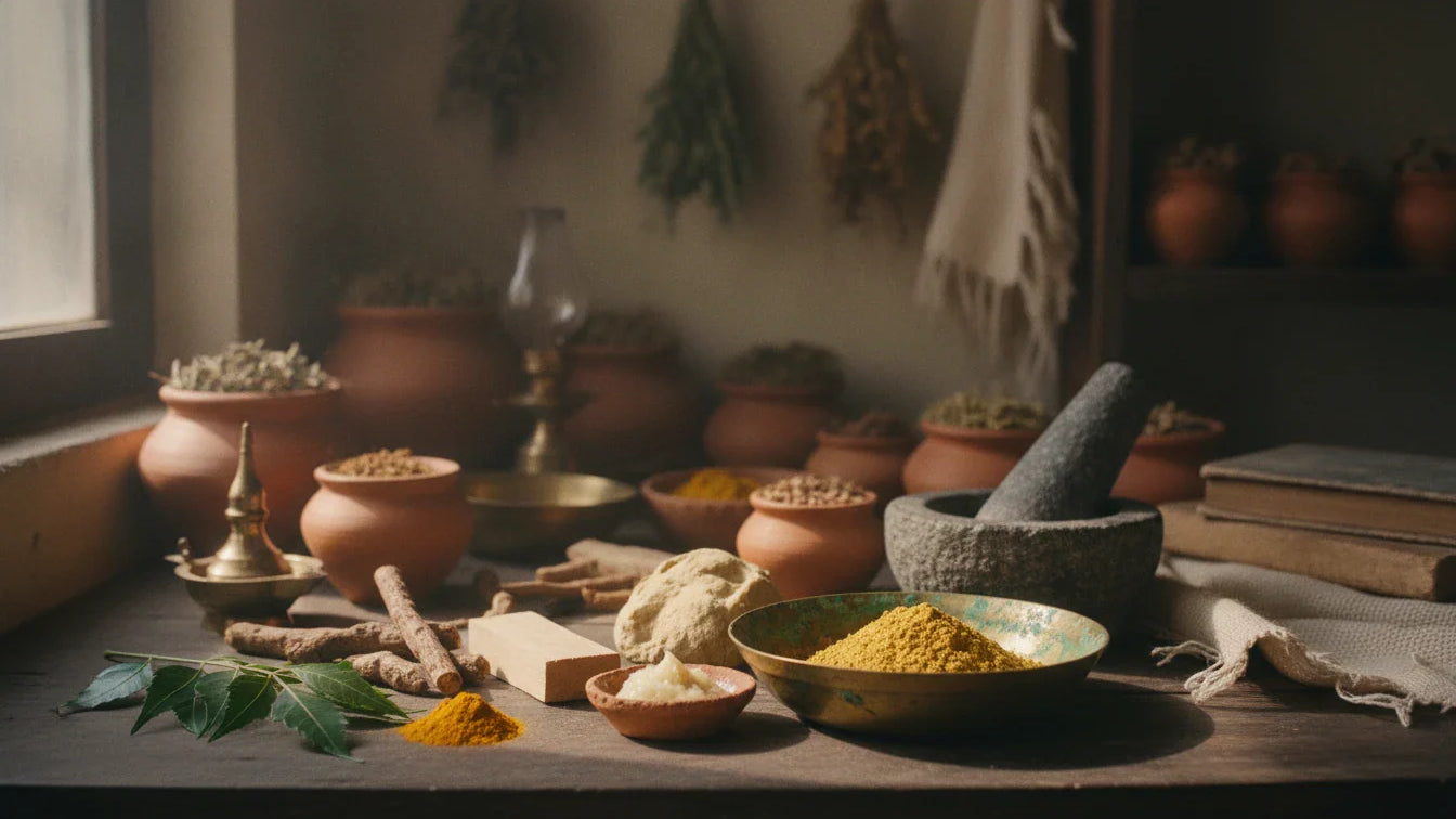 Kushtha in the Sushruta Samhita: The Classical Ayurvedic Map of the Skin — Twacha, the Three Doshas and the Eighteen Types (Nidana Sthana, Chapter 5)