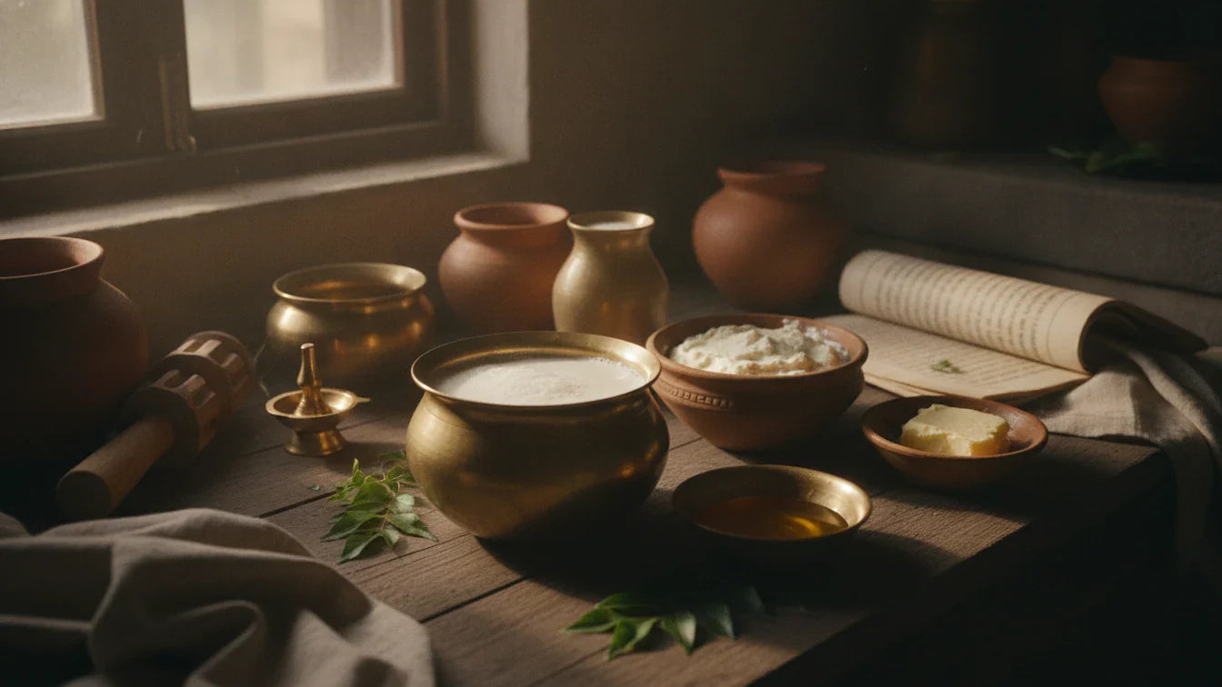 Milk, Curd, Buttermilk and Ghee in Ayurveda: The Kshira Varga of the Ashtanga Hridaya (Dugdha, Dadhi, Takra and Ghrita)