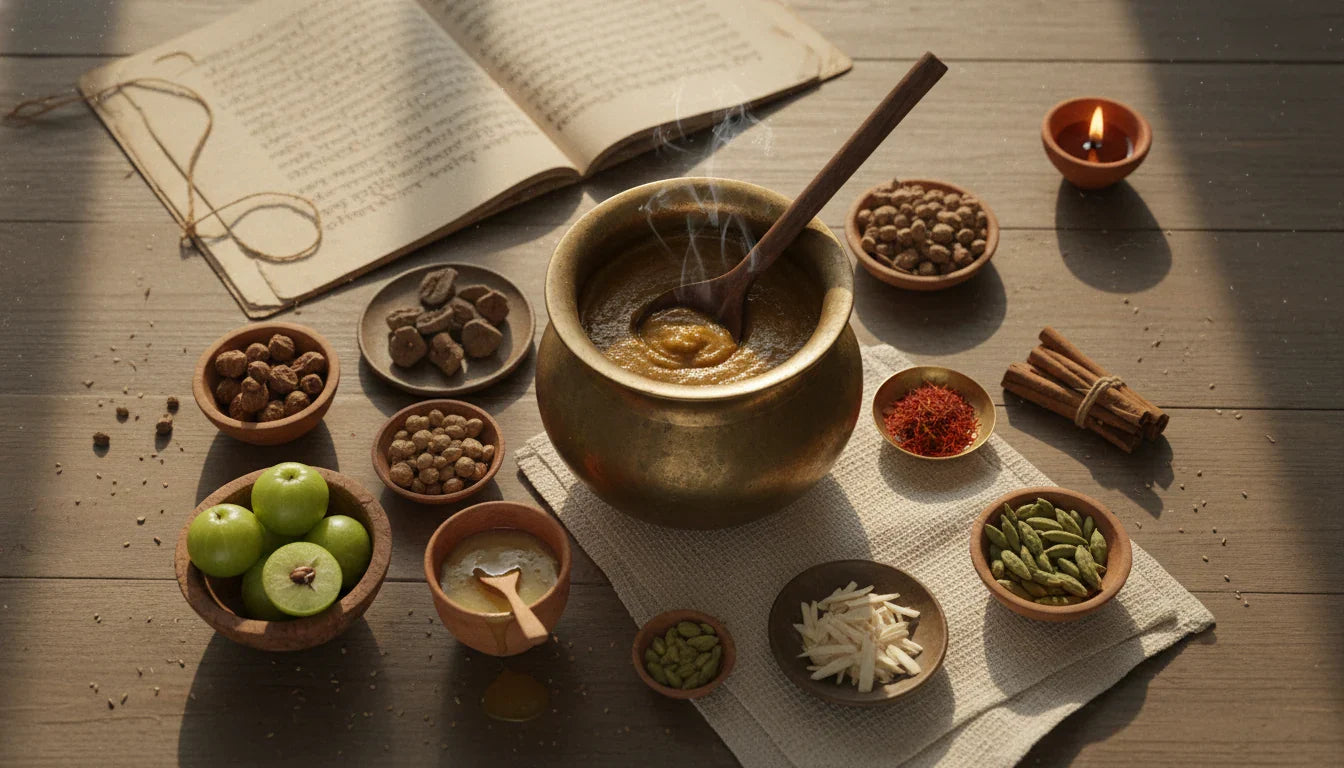 Rasayana in Charaka Samhita: Brahma Rasayana, Cyavanaprasha Origin & the Classical Science of Ayurvedic Rejuvenation