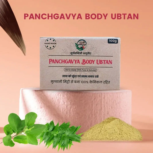 Panchagavya Body Ubtan Handmade Soap 100gm (Pack of 4)