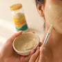 How to use Face Ubtan - mix powder into a paste and leave as a 15 minute mask