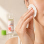 How to use Gulab Jal - dab on a cotton pad and pat onto the skin