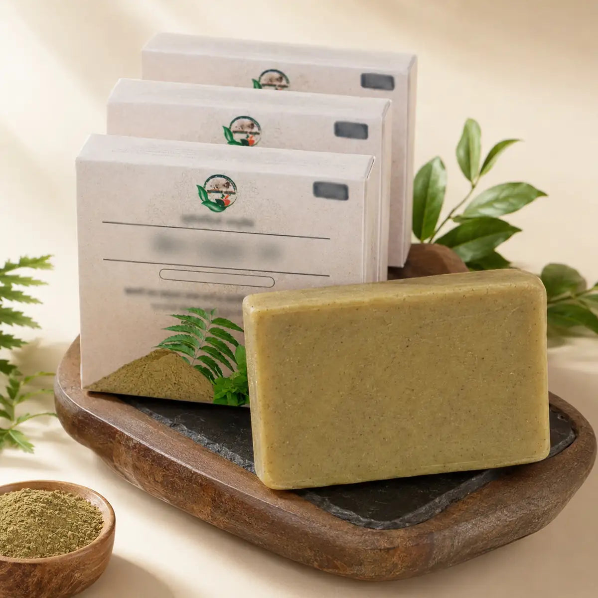 Kesh Rakshak Ubtan pack of 4 - four 100g handmade soap bars