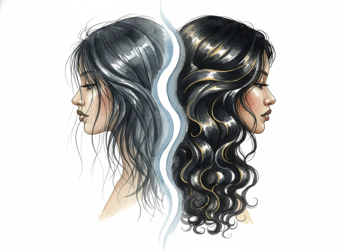 Hair Fall to Hair Growth Results - Before & After Using Kesh Sanvardhan Tel