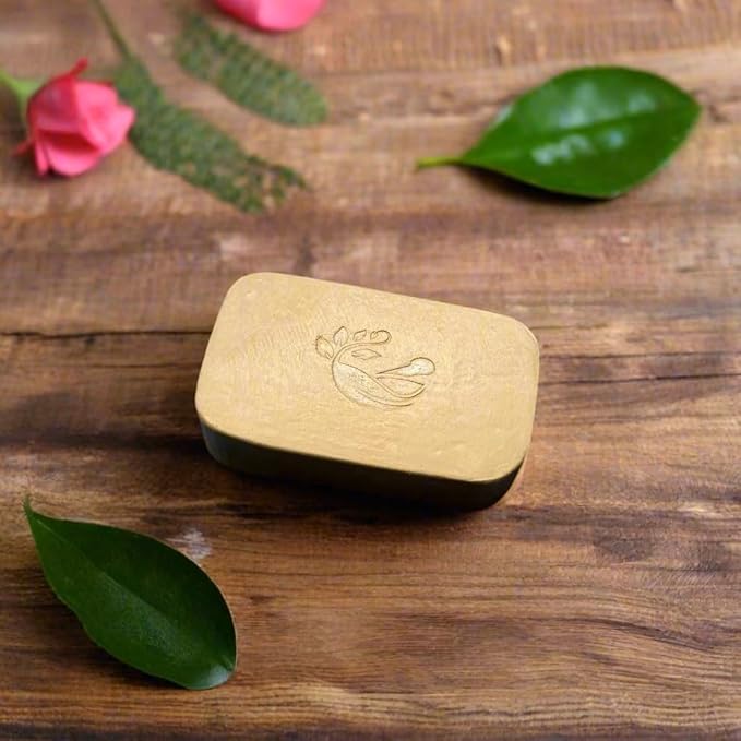 Natural Skin Repair Combo: 2 Panchagavya Twacha Shodhak Soaps 100gm Each + Panchagavya Twacha Shodhak Tel 120ml + Adbhut Ghrit Cream 50ml